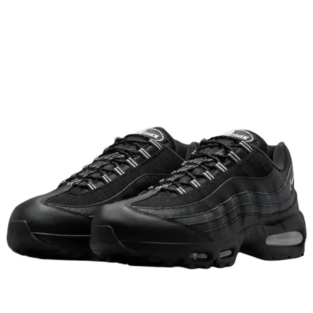 Nike Air Max 95 Black Anthracite — three-quarter angle | Urban Kinetic Wear UK