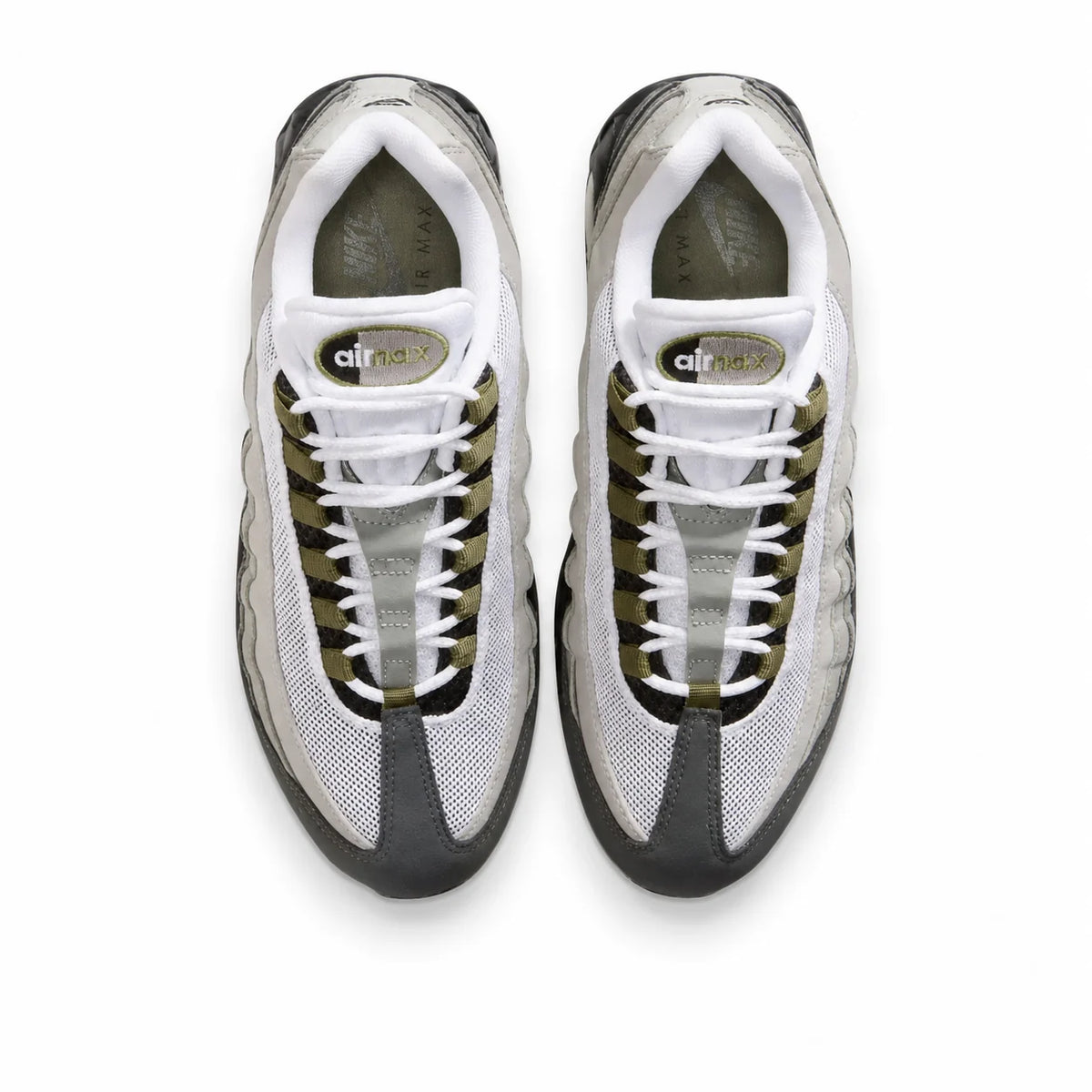 Nike Air Max 95 Medium Olive — three-quarter angle | Urban Kinetic Wear UK