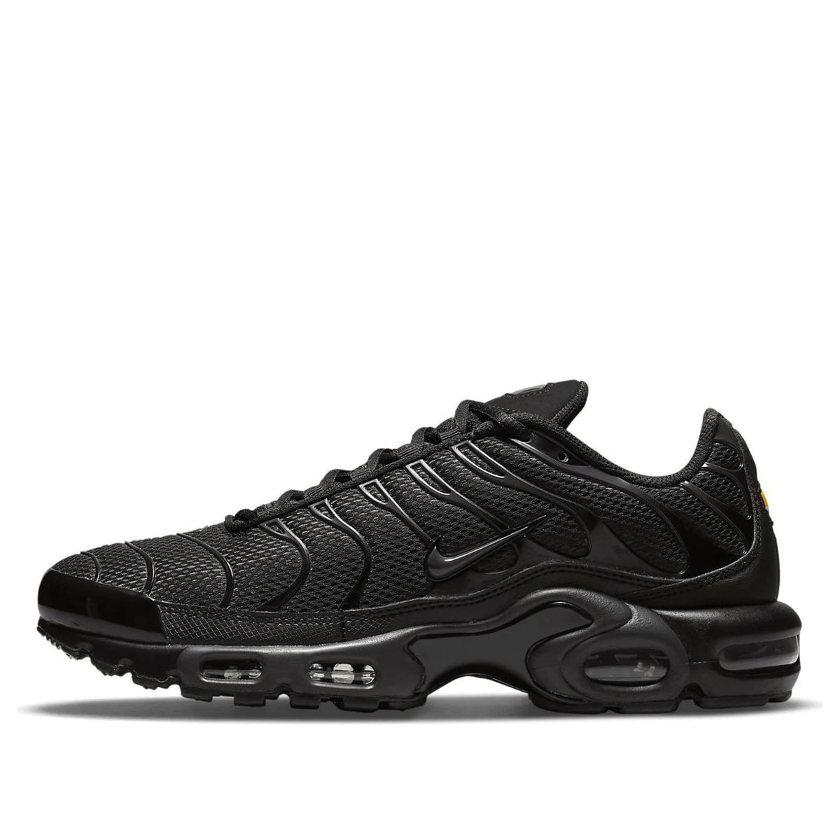 Nike Air Max Plus Triple Black — hero side profile | Urban Kinetic Wear UK