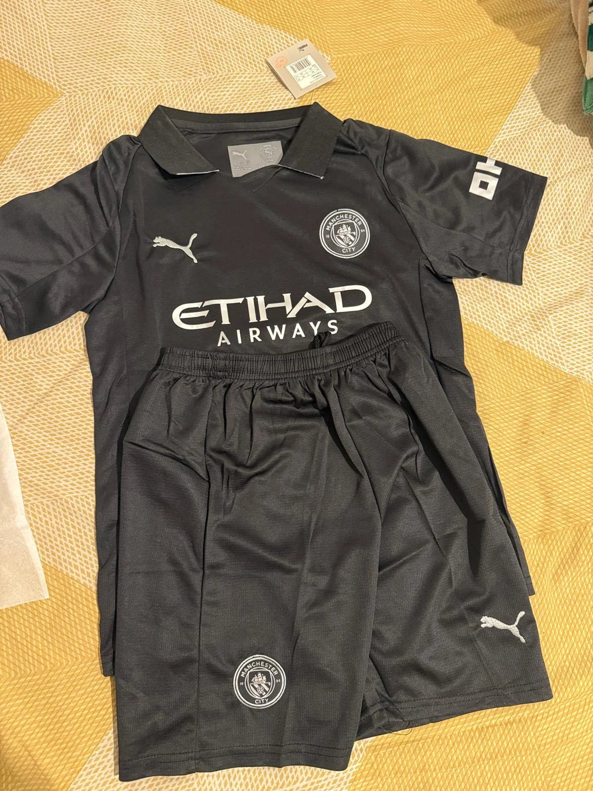Manchester City Kids Black Third Kit Puma 1