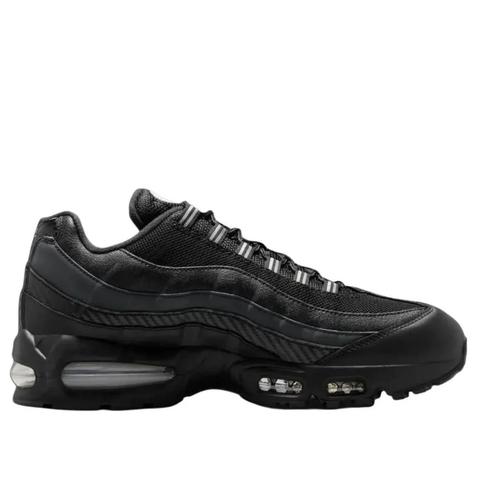 Nike Air Max 95 Black Anthracite — side profile detail | Urban Kinetic Wear UK