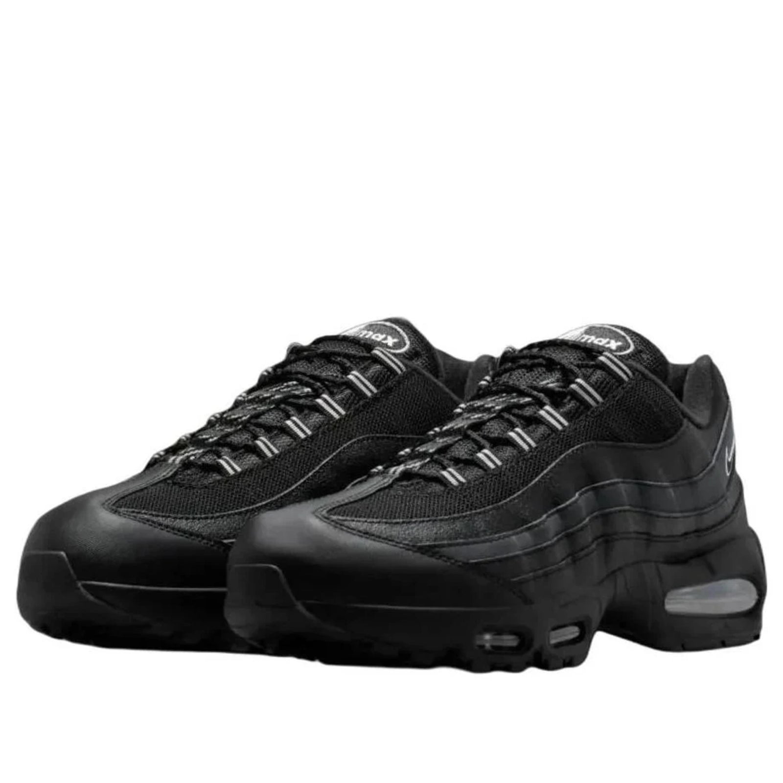 Nike Air Max 95 Black Anthracite — three-quarter angle | Urban Kinetic Wear UK