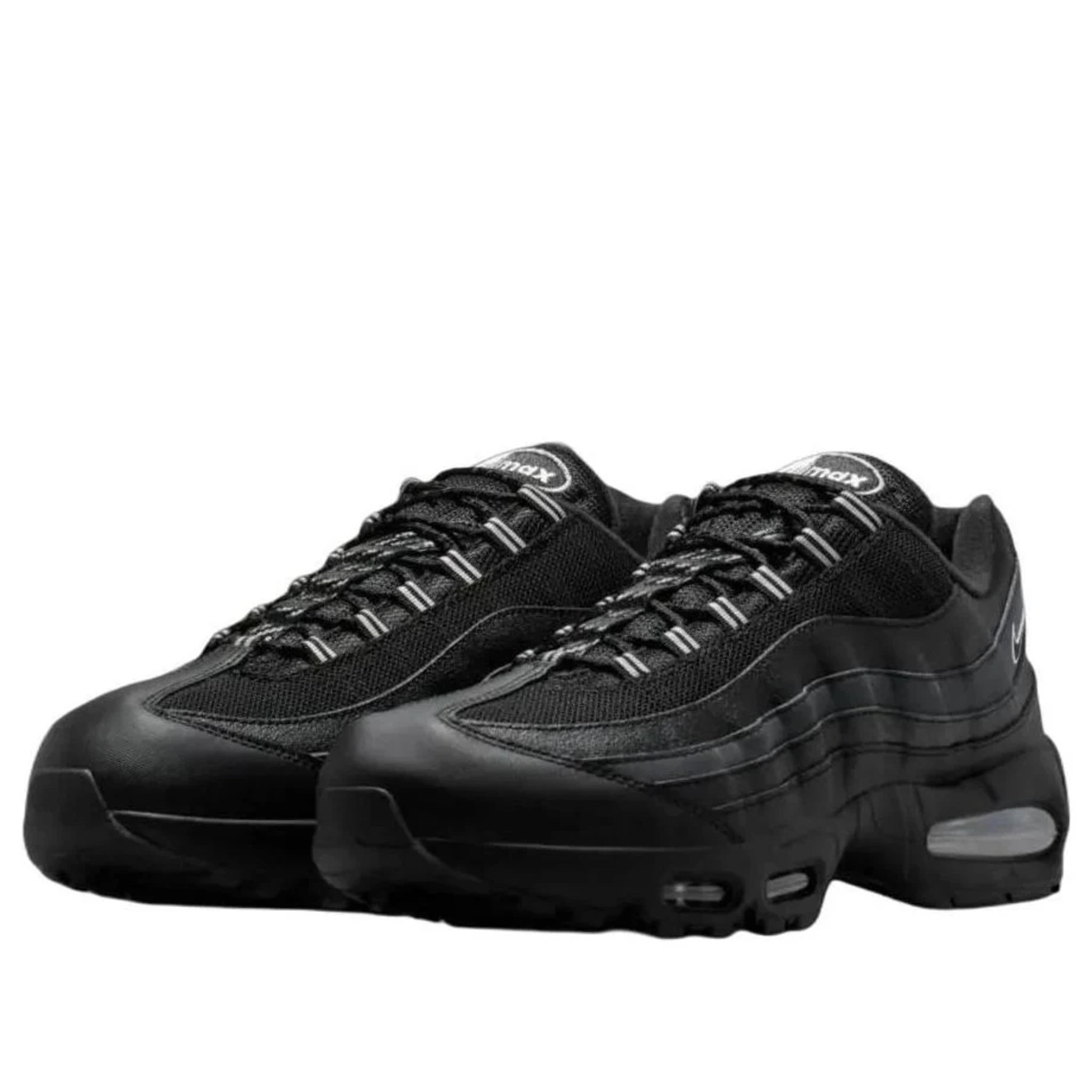 Nike Air Max 95 Black Anthracite — three-quarter angle | Urban Kinetic Wear UK
