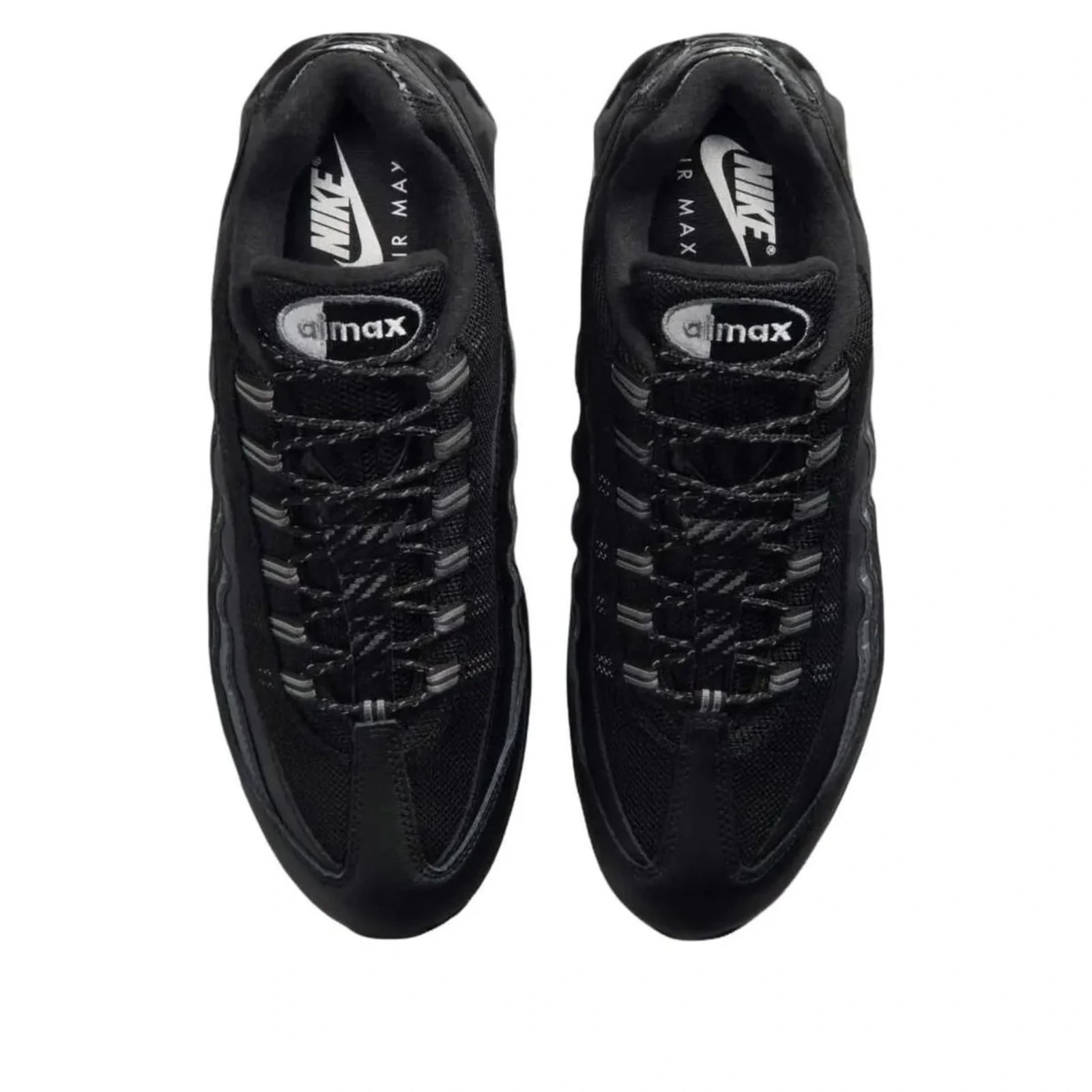 Nike Air Max 95 Black Anthracite — top-down toe box | Urban Kinetic Wear UK
