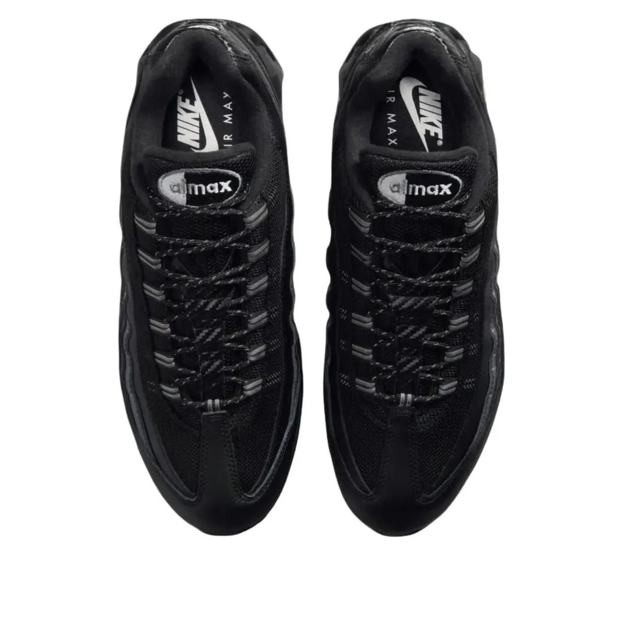Nike Air Max 95 Black Anthracite — top-down toe box | Urban Kinetic Wear UK