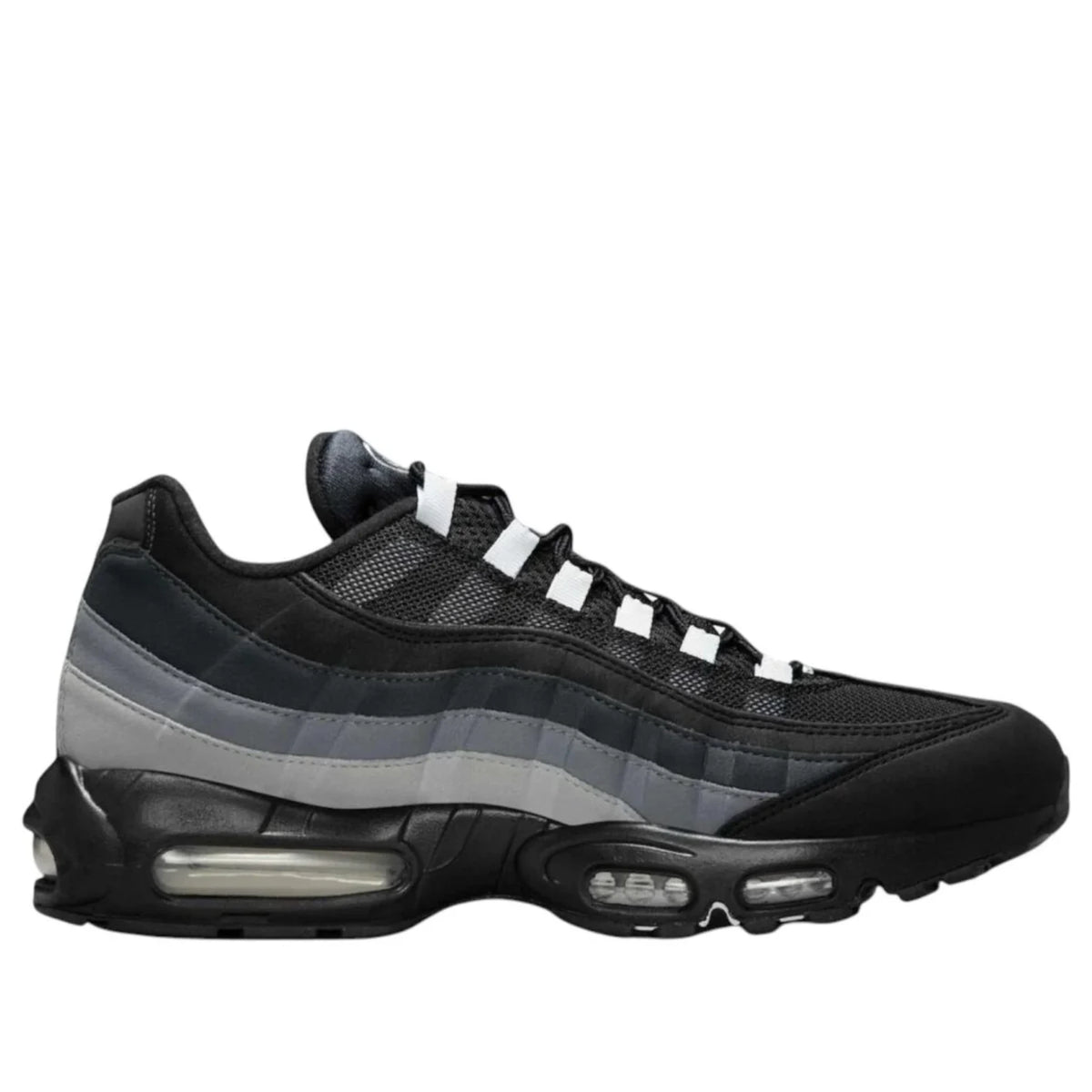 Nike Air Max 95 Grey Gradient — three-quarter angle | Urban Kinetic Wear UK