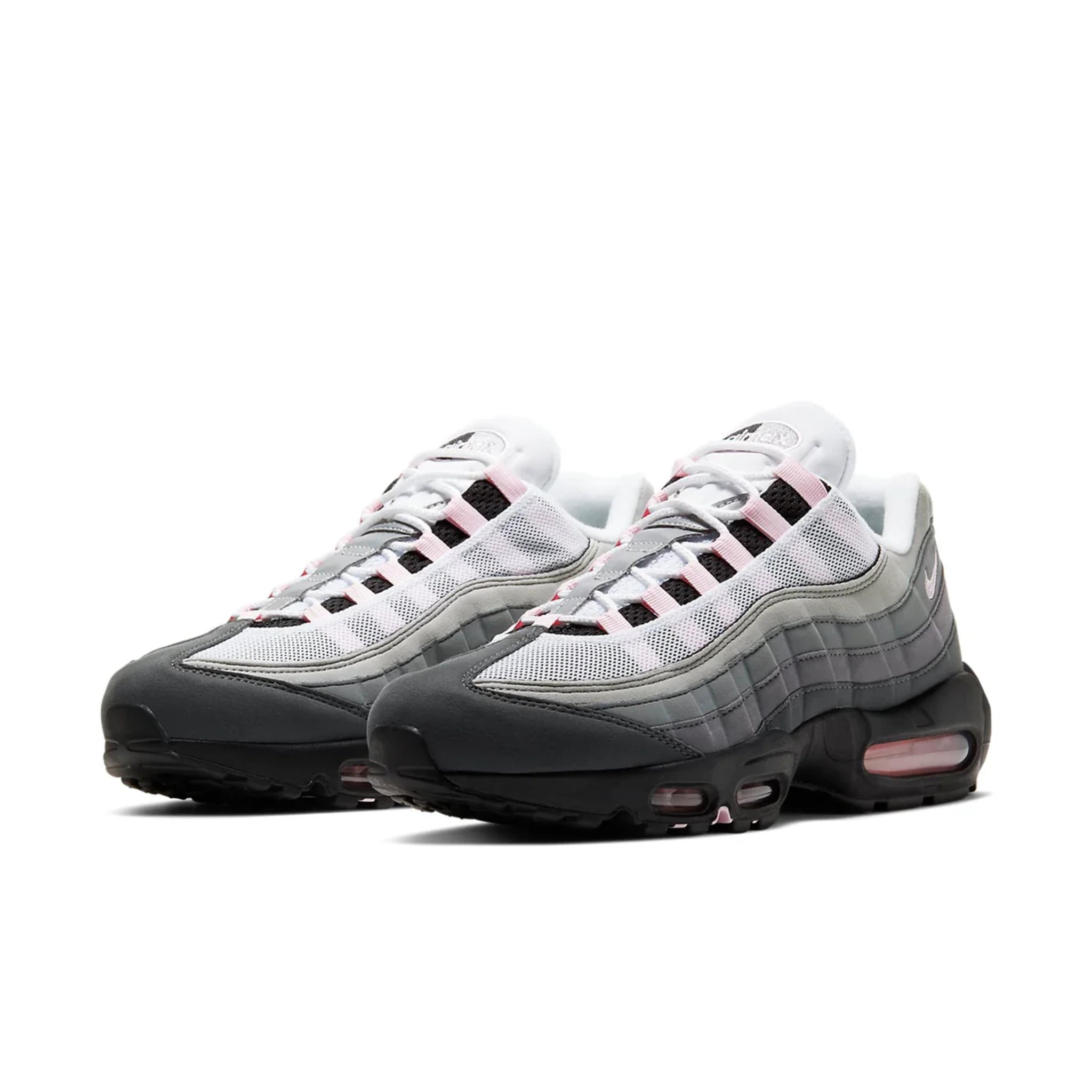 Nike Air Max 95 Gunsmoke Pink Foam (Women's) — top-down toe box | Urban Kinetic Wear UK