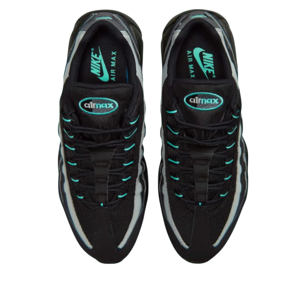 Nike Air Max 95 Jade Jewel (Women's) — three-quarter angle | Urban Kinetic Wear UK