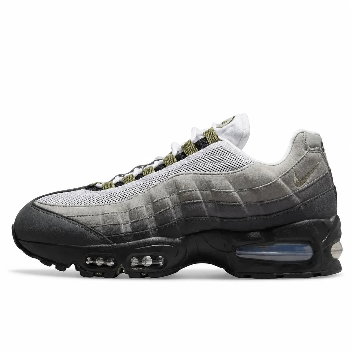 Nike Air Max 95 Medium Olive — hero side profile | Urban Kinetic Wear UK