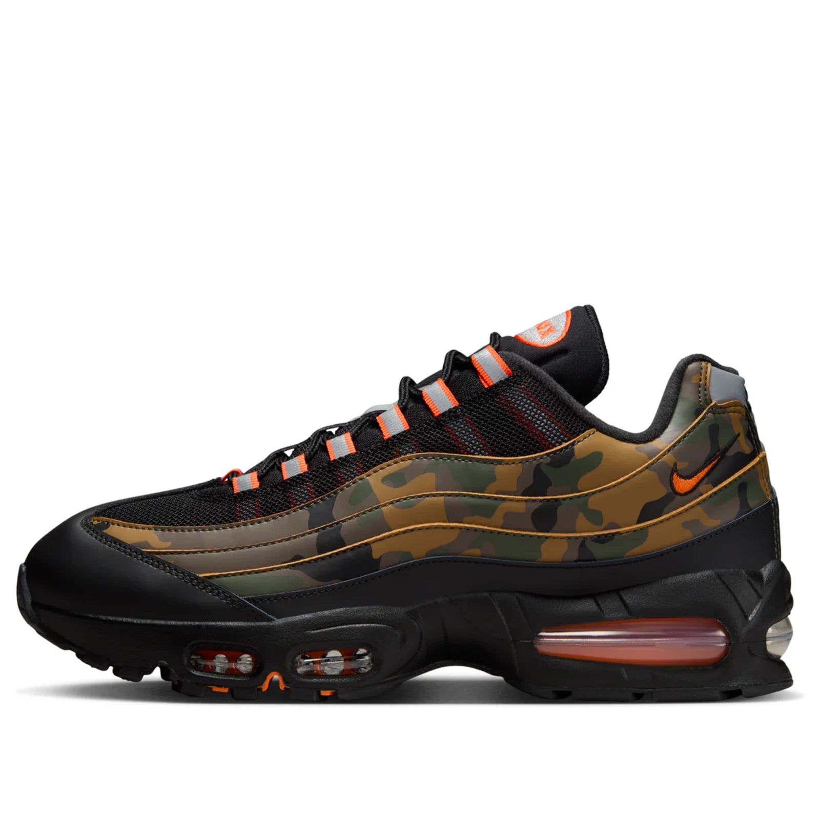 Nike Air Max 95 Orange Camo — hero side profile | Urban Kinetic Wear UK