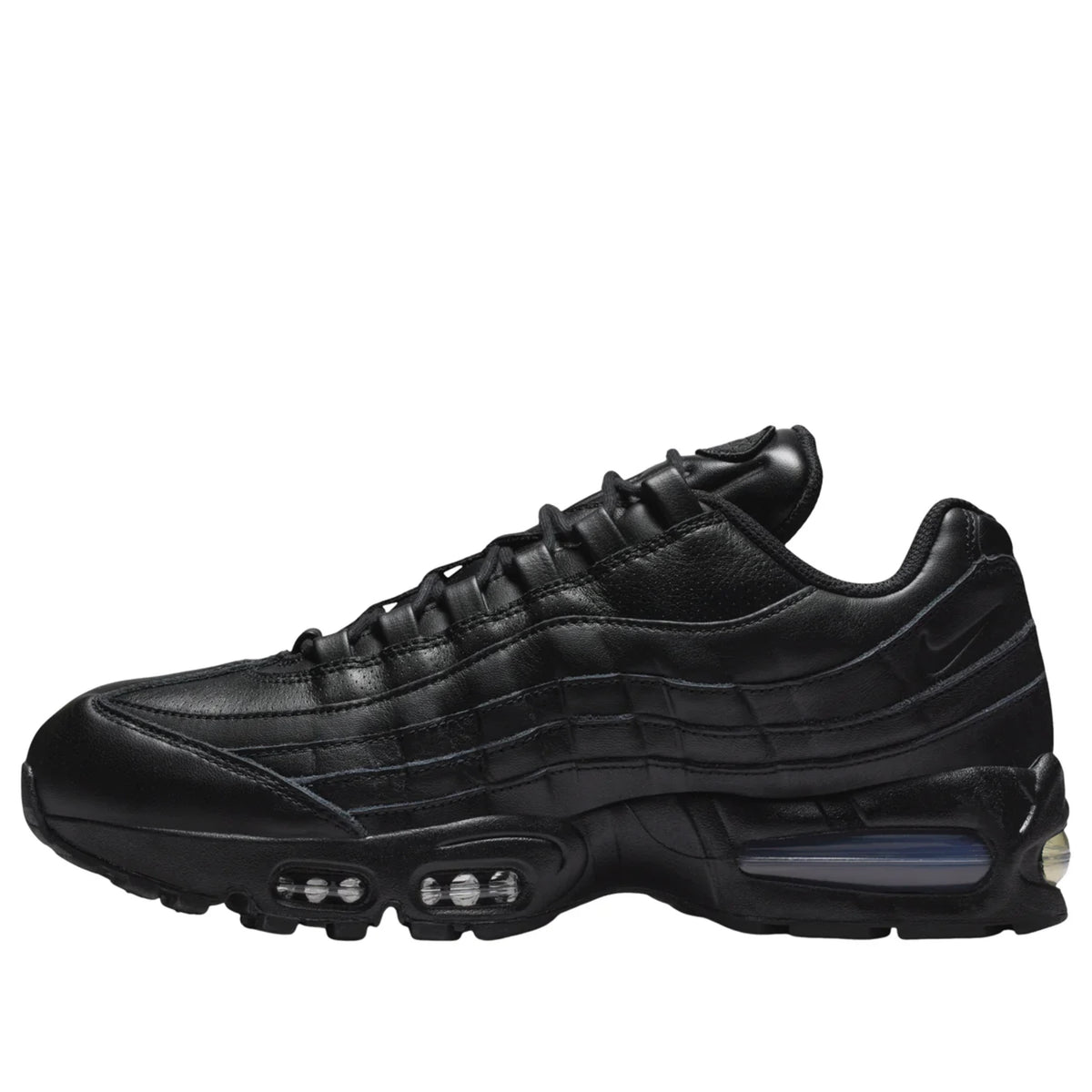 Nike Air Max 95 Triple Black — hero side profile | Urban Kinetic Wear UK