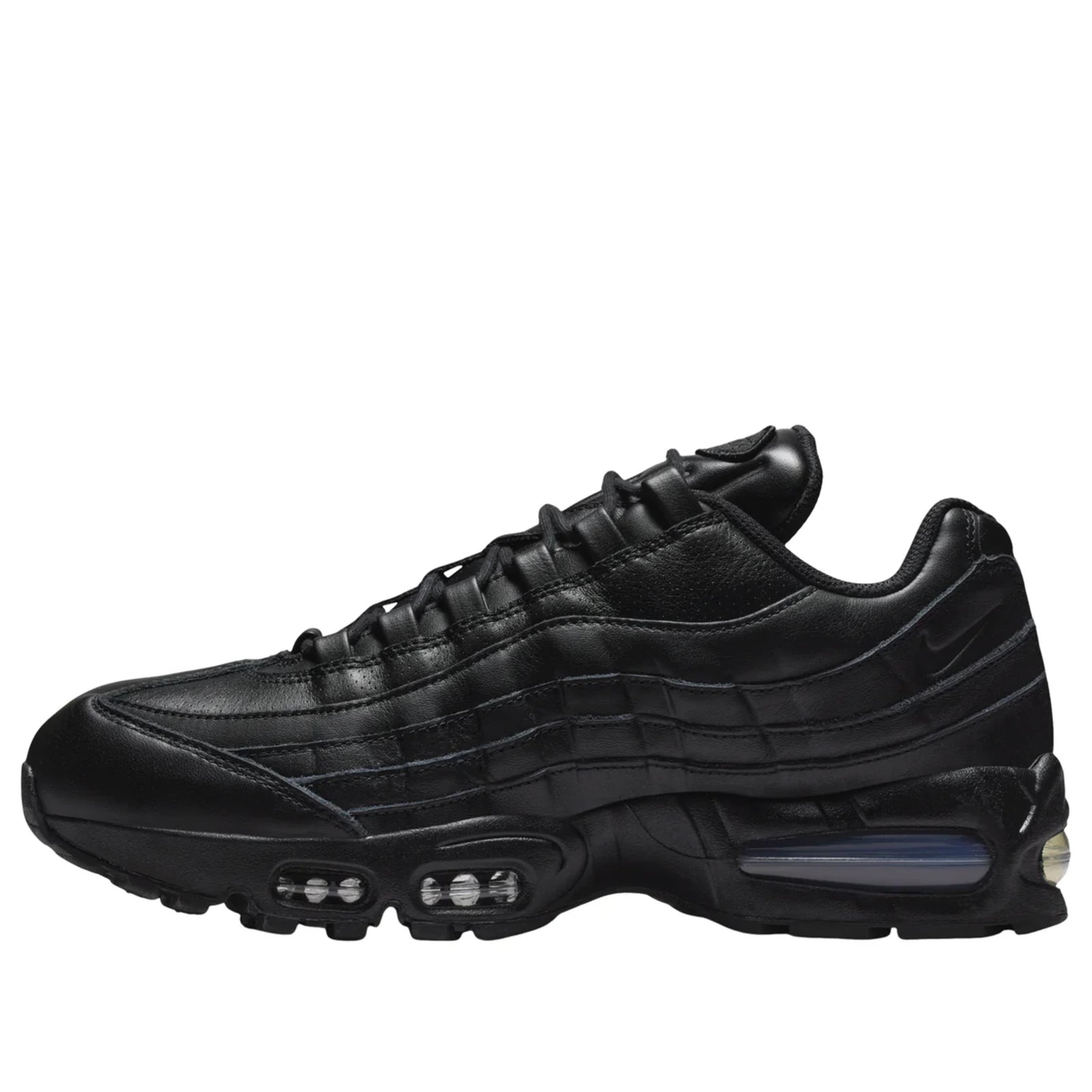 Nike Air Max 95 Triple Black — hero side profile | Urban Kinetic Wear UK