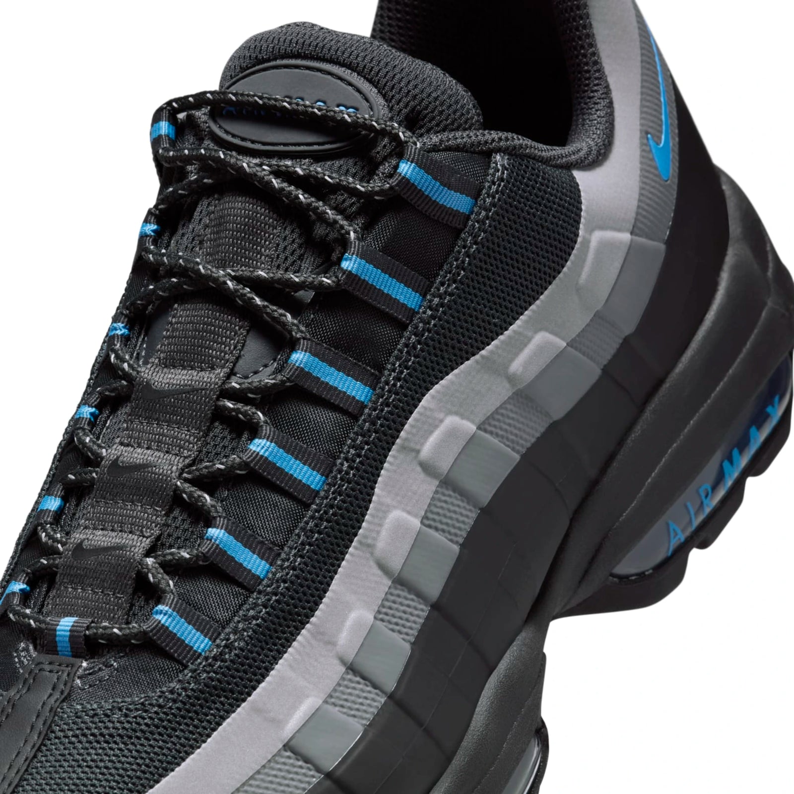 Nike Air Max 95 Ultra Black University Blue — outsole and tread | Urban Kinetic Wear UK