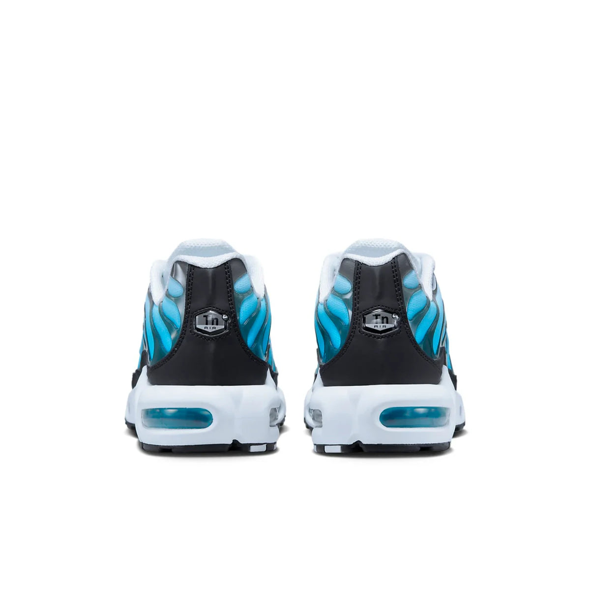 Nike Air Max Plus TN Black Baltic Blue — top-down toe box | Urban Kinetic Wear UK