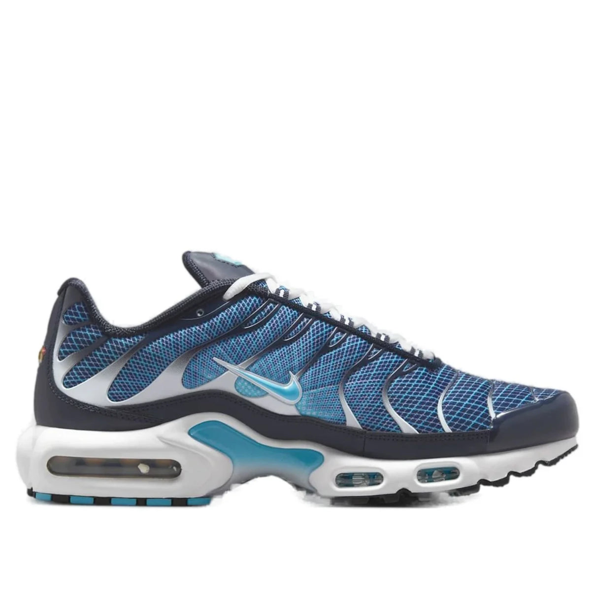 Nike Air Max Plus Dark Obsidian — side profile detail | Urban Kinetic Wear UK