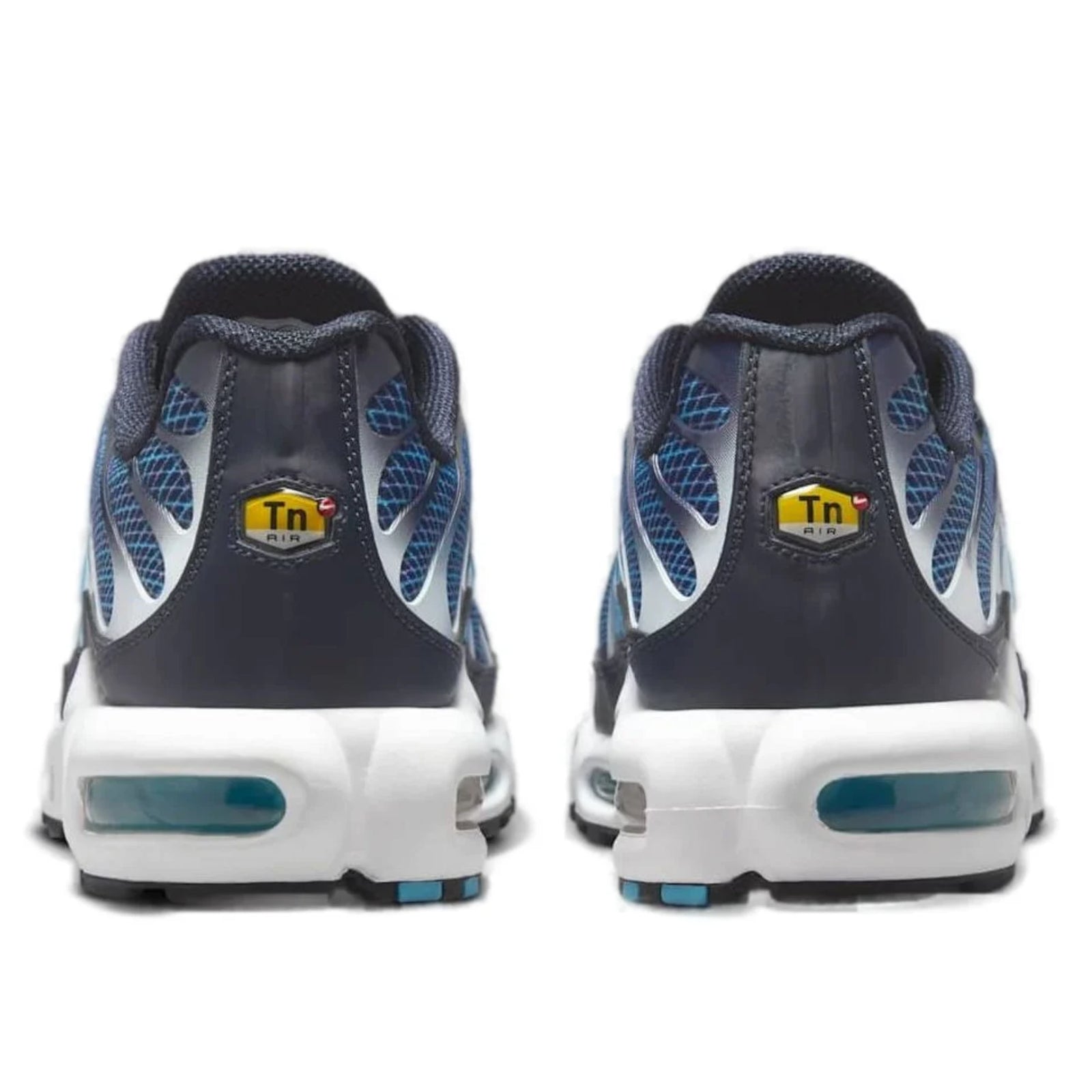 Nike Air Max Plus Dark Obsidian — heel and tongue branding | Urban Kinetic Wear UK