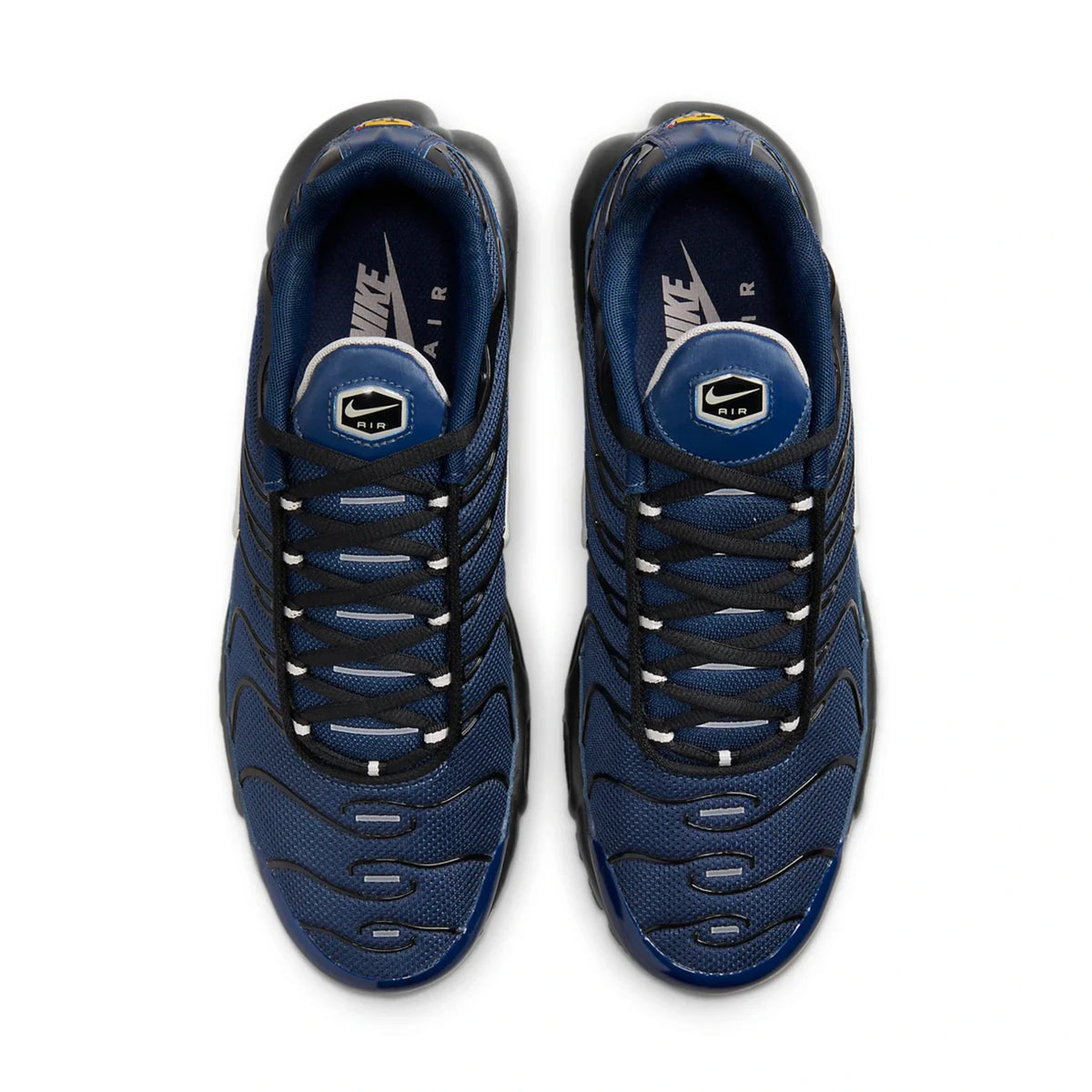 Nike Air Max Plus Midnight Navy Black — three-quarter angle | Urban Kinetic Wear UK