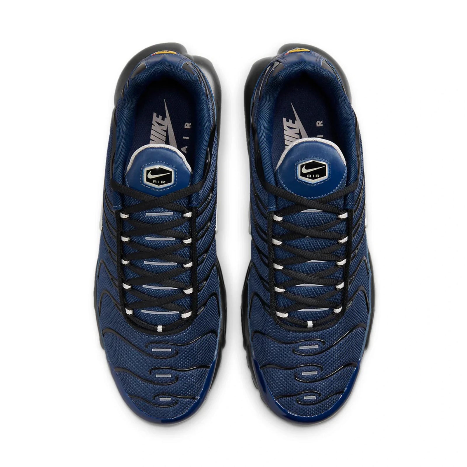 Nike Air Max Plus Midnight Navy Black — three-quarter angle | Urban Kinetic Wear UK