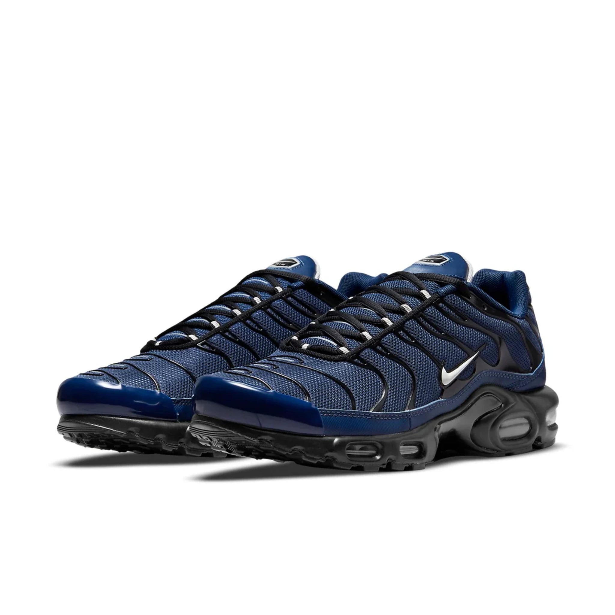 Nike Air Max Plus Midnight Navy Black — top-down toe box | Urban Kinetic Wear UK