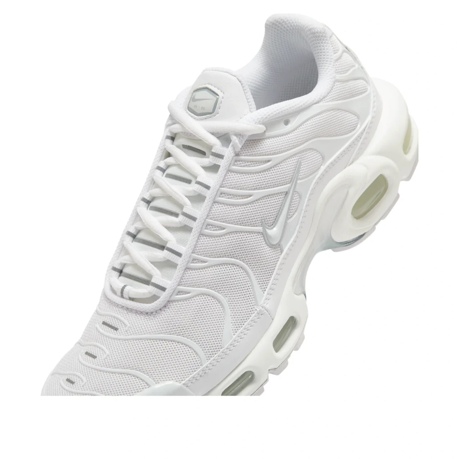 Nike Air Max Plus TN Triple White — outsole and tread | Urban Kinetic Wear UK