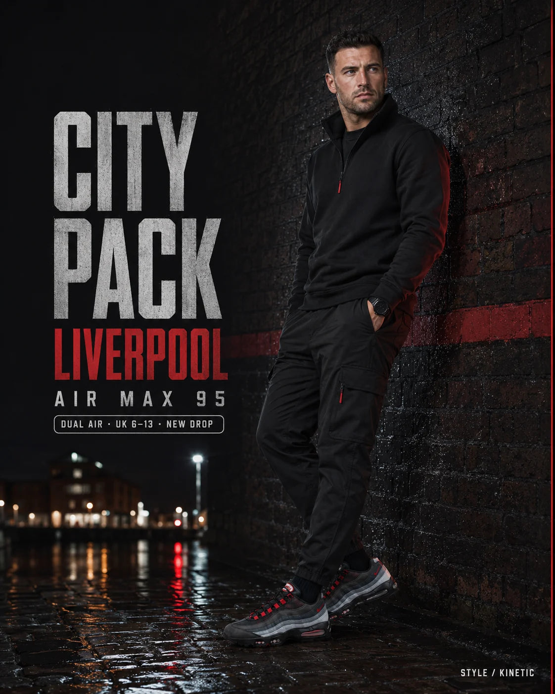 Urban Kinetic Wear Nike Air Max 95 City Pack Liverpool lifestyle — streetwear ready