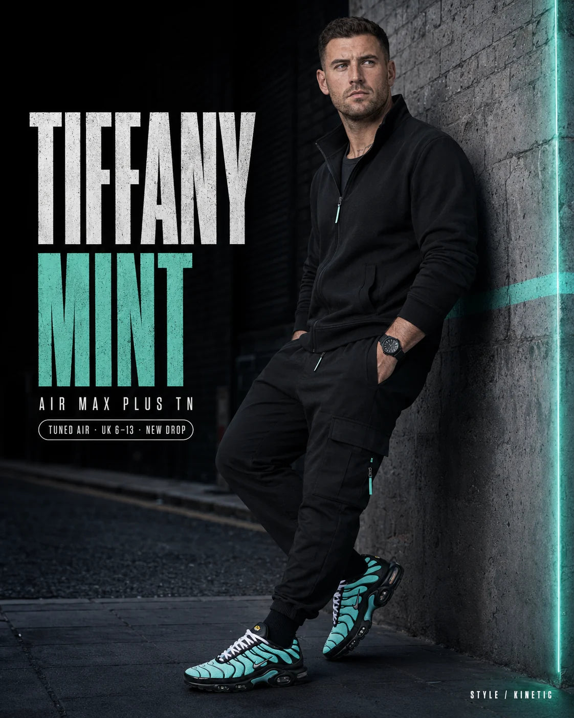 Urban Kinetic Wear Nike Air Max Plus TN Tiffany lifestyle — streetwear ready